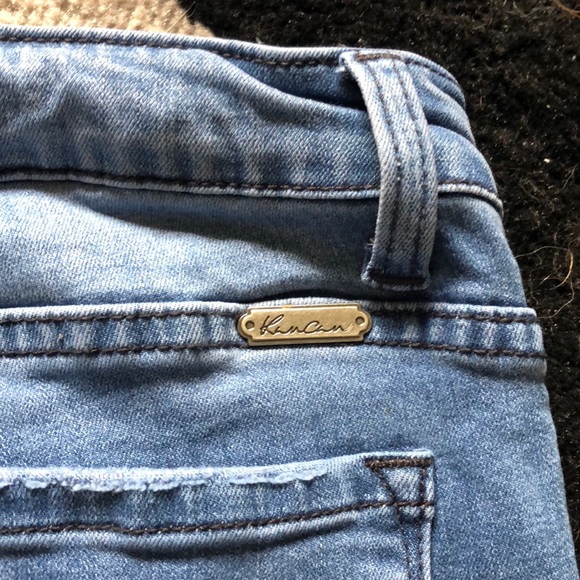 Kancan Los Angeles Ankle jeans with zipper detail - Picture 5 of 8